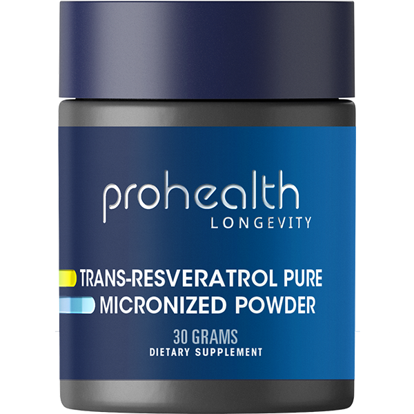 Micronized Trans-Resveratrol Powder - Brain Health - 30 grams | ProHealth