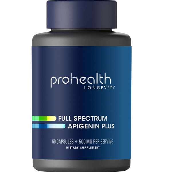 Full Spectrum Apigenin - 500 mg, 60 capsules | ProHealth