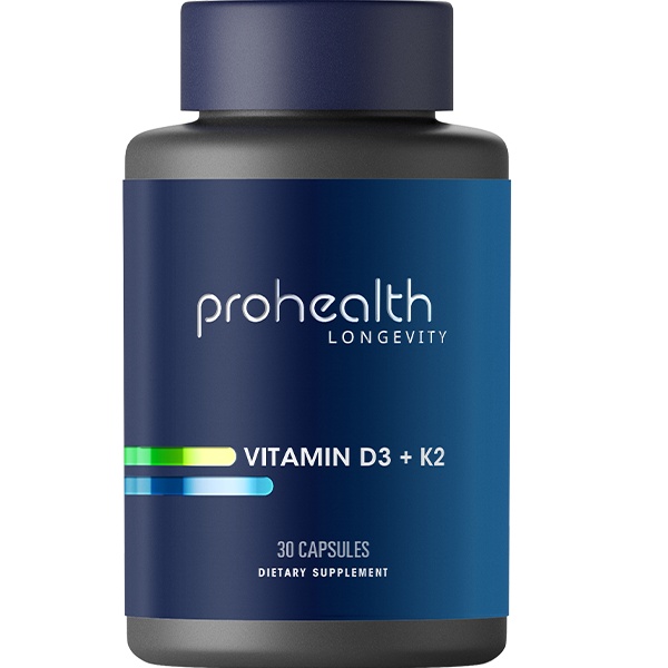 Vitamin D3 + K2 - 30 capsules | ProHealth