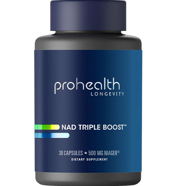 NAD Triple Boost - 500 mg Niagen, 30 Capsules | ProHealth