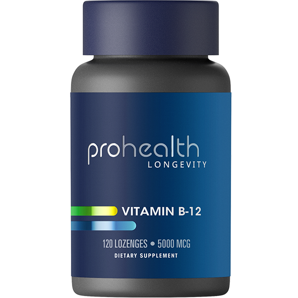 Vitamin B-12 - 5000 mcg, 120 lozenges | ProHealth