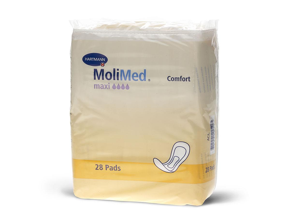 MoliMed Bladder Control Liner Pad, Maxi, 8" x 17", Case