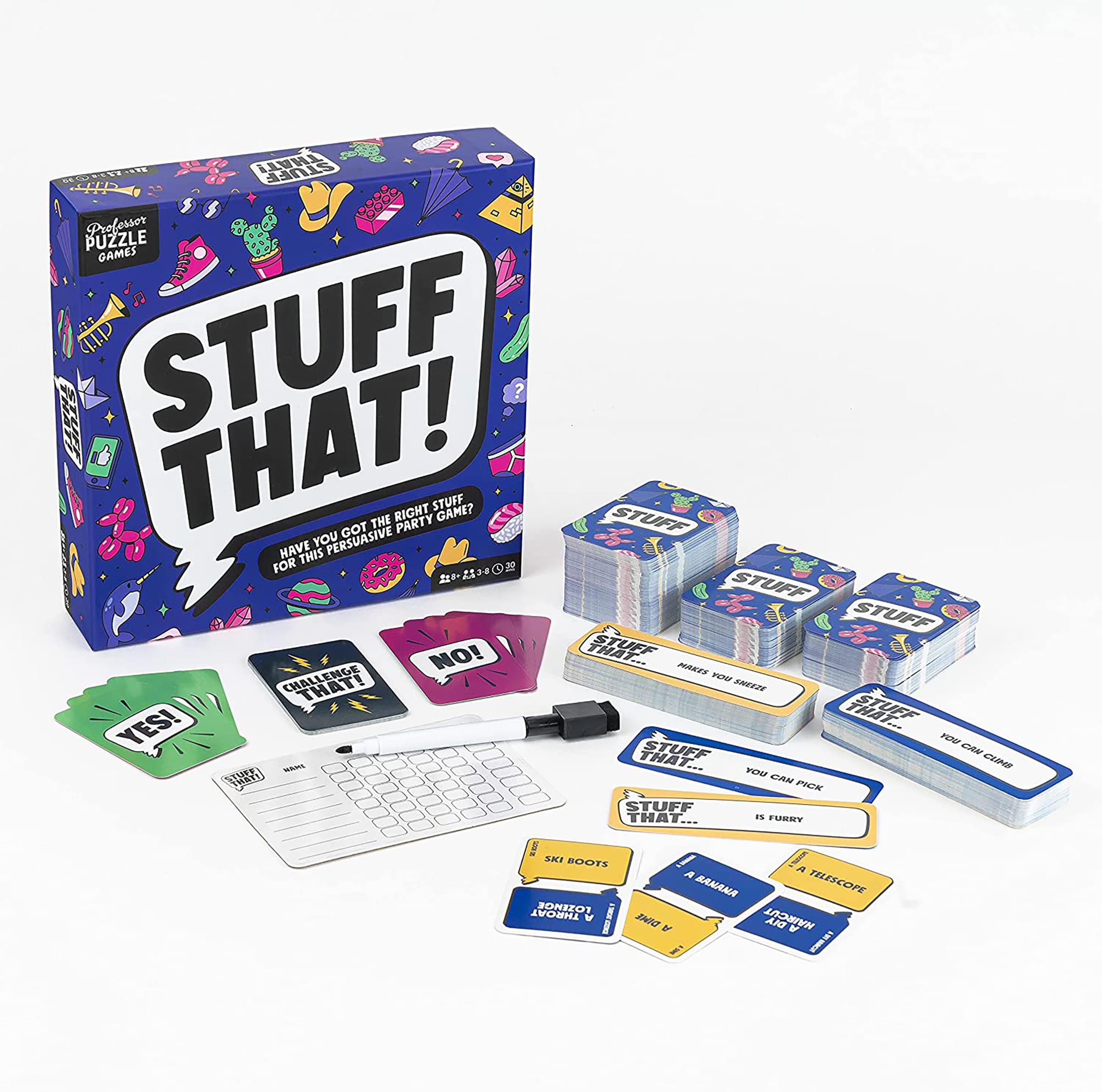 Stuff That! | Family Friendly Card Game of Creative Thinking - Bluffing