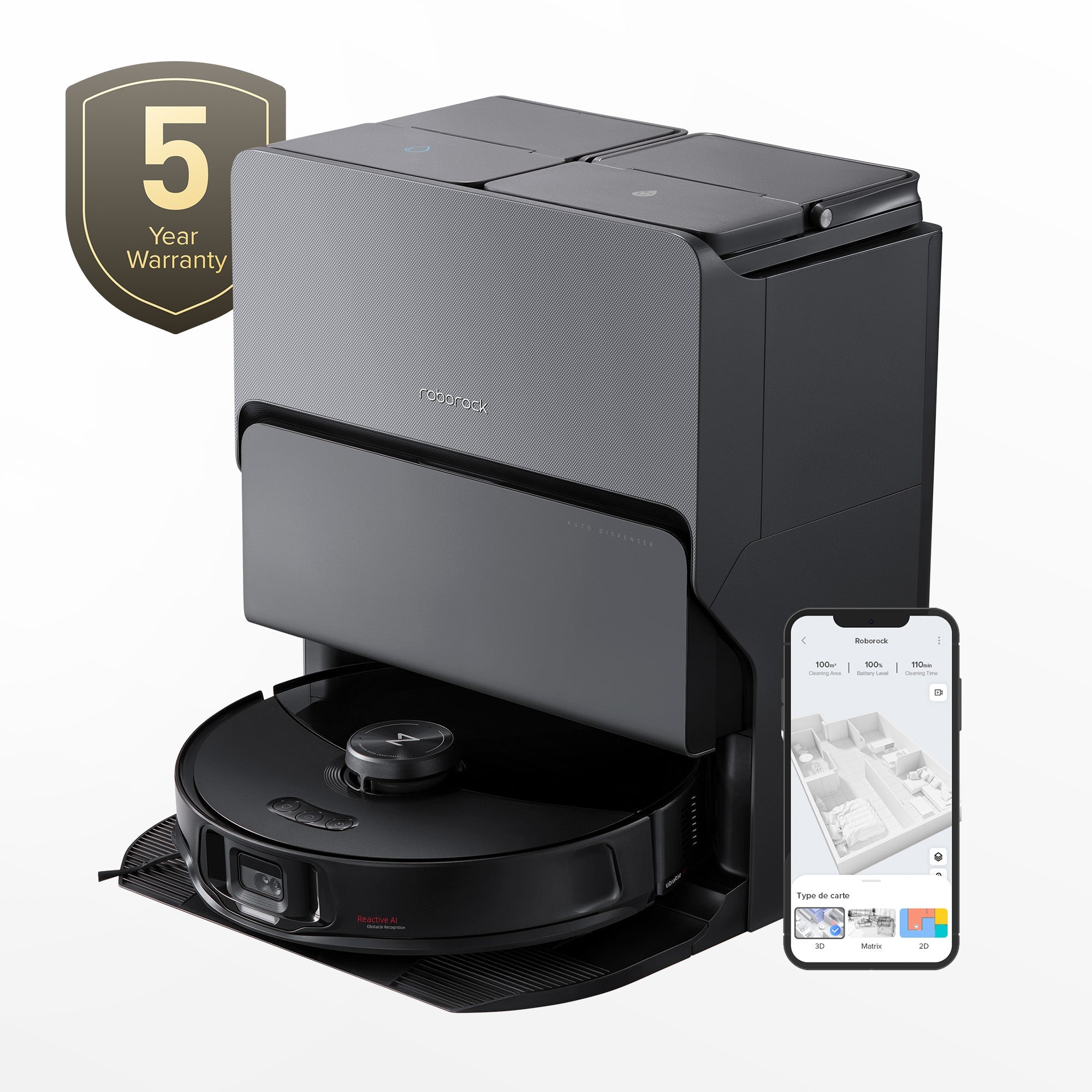 Roborock S8 MaxV Ultra with 8-in-1 RockDock® Ultra