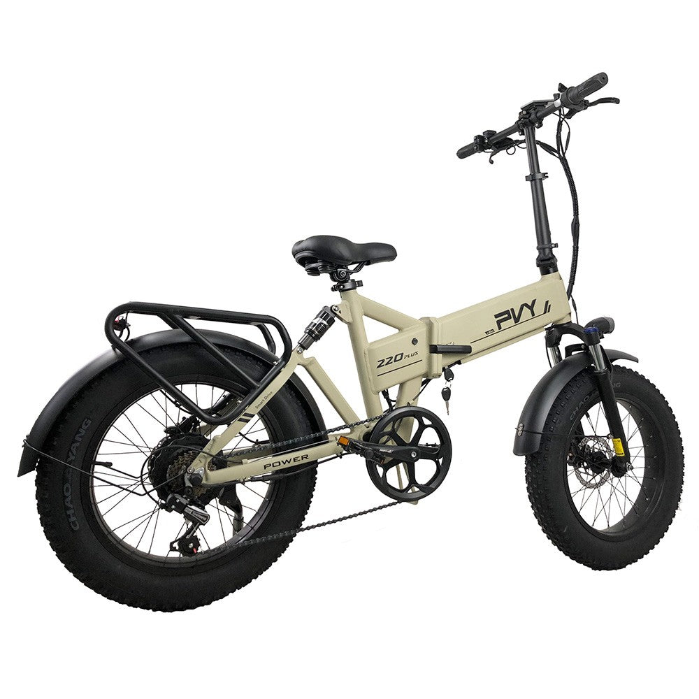 PVY Z20 Plus E-Bike 20 inch Tires 48V 1000W 16.5Ah 50km-h Speed Khaki