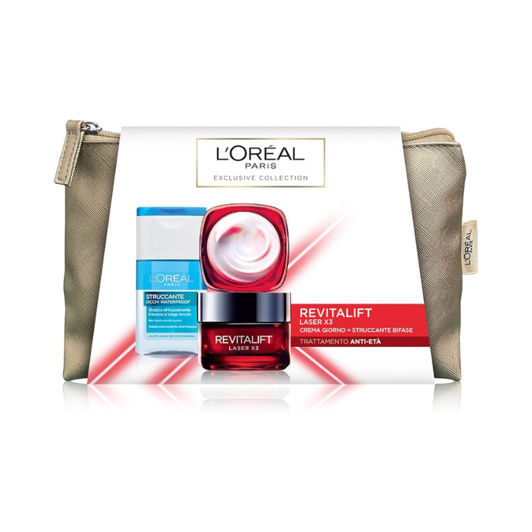 L'Oreal Paris-sett: Revitalift Laser Renew Hyaluronic Acid Anti-Aging Day Cream For The Face 50 ml + Revitalift Laser Renew Hyaluronic Acid Anti-Aging