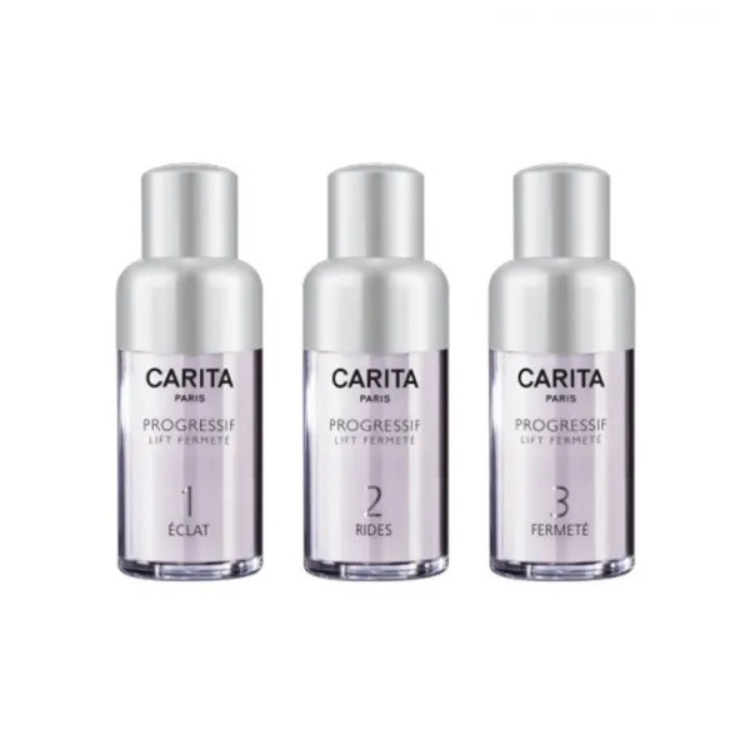 Jeunesse Originelle Set Carita Paris: Progressif Lift FERMETE AHA Siero Rassodante Viso 15 ml + Progressif Lift FERMETE AHA Siero Anti-Rughe Viso 15 m