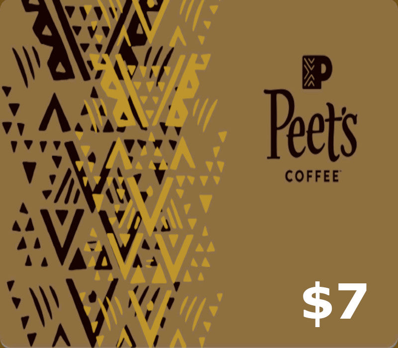 Peet's Coffee & Tea $7 Gift Card US