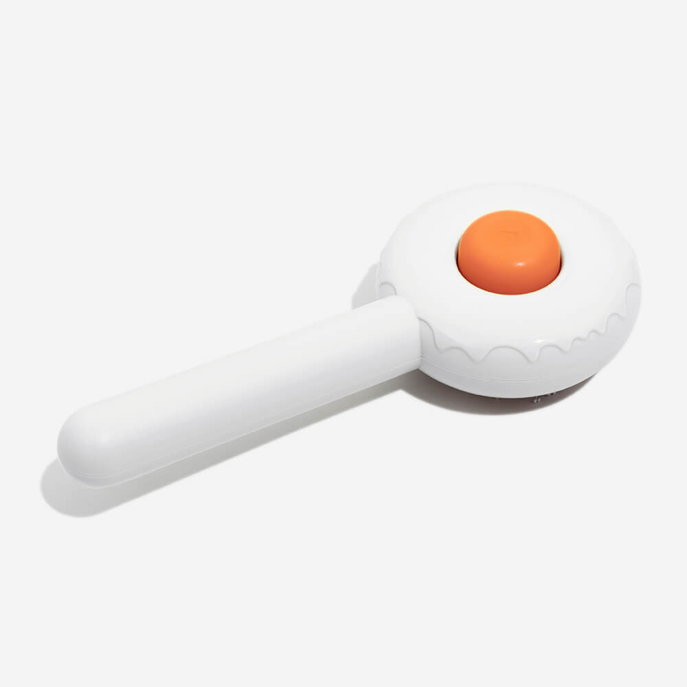 Pet Brush - Donut, White