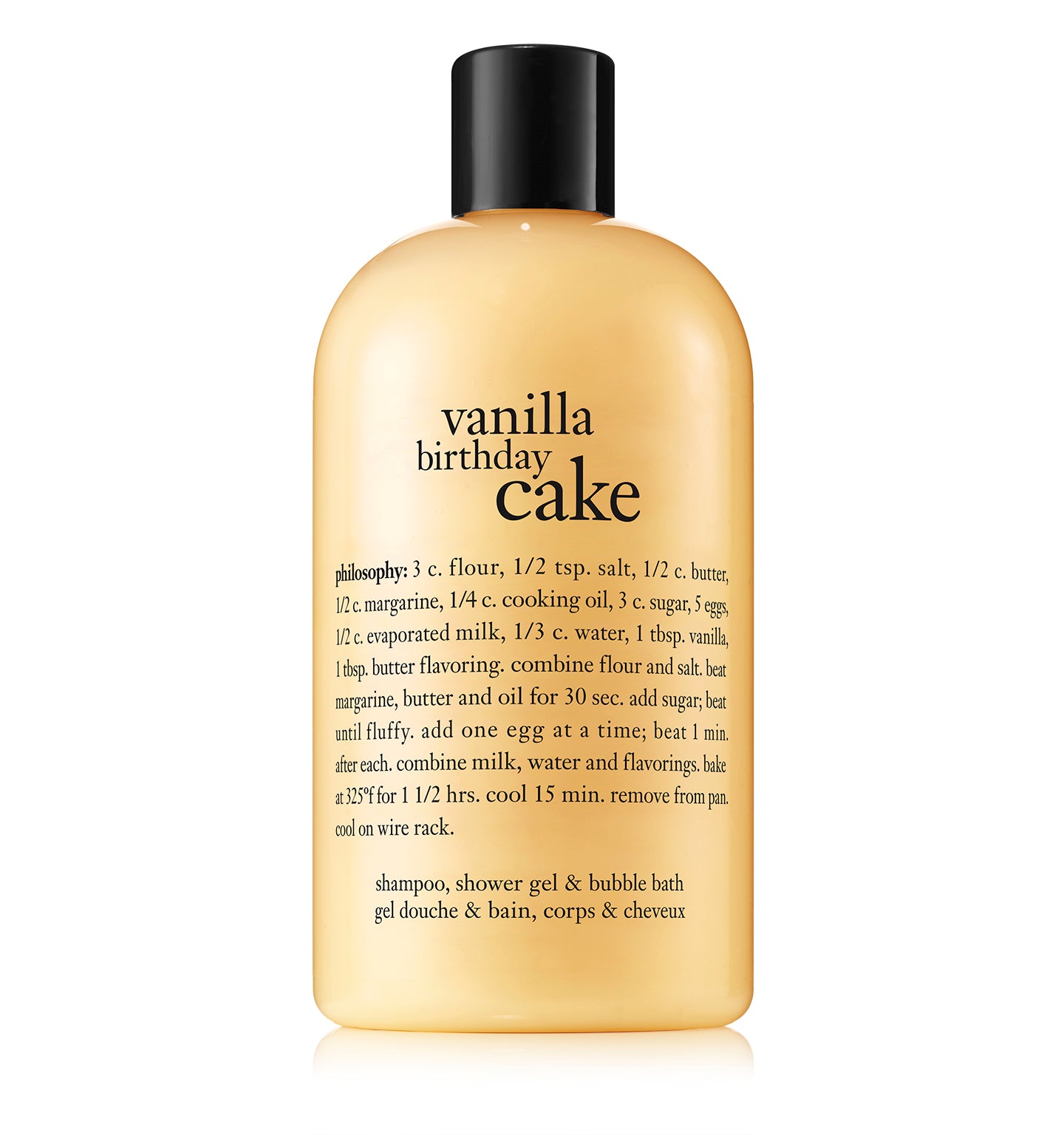 Vanilla Birthday Cake Shampoo, Shower Gel & Bubble Bath