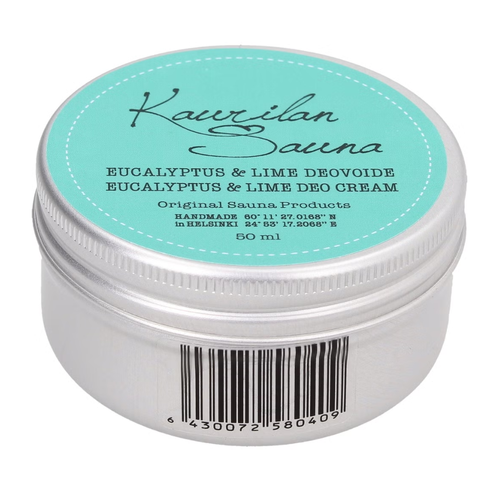 Kaurilan sauna Veganský deodorantový krém Eukalyptus a limetka (50 ml)