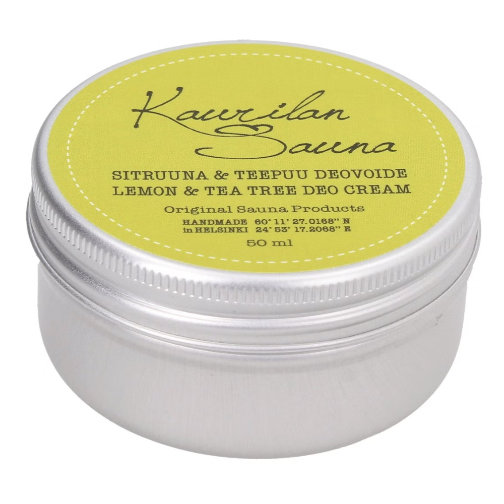 Kaurilan sauna Crema deodoranta vegana cu lamaie si arbore de ceai (50 ml)