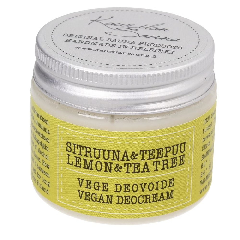 Kaurilan sauna Vegansk citron- och cypressdeodorantkräm (50 ml)