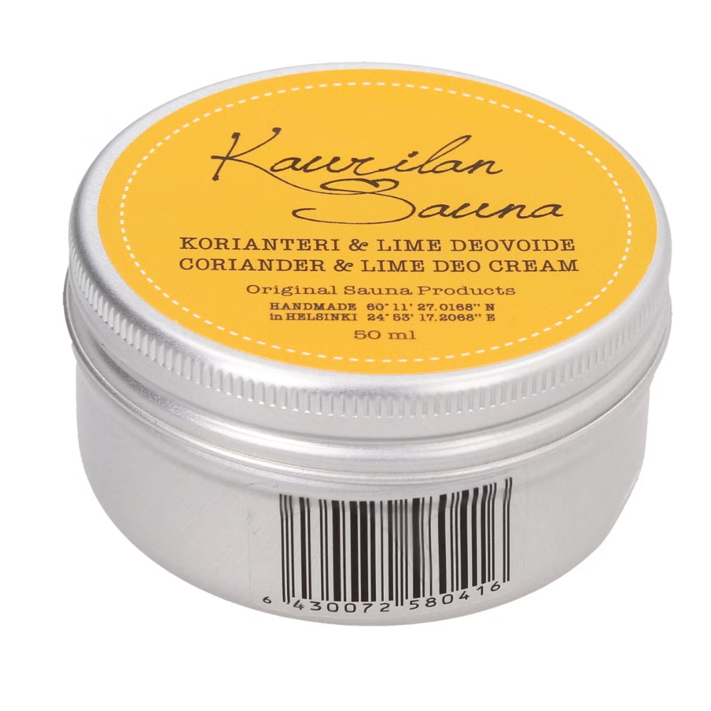 Kaurilan sauna Deodorantkrem for koriander og lime (50 ml)