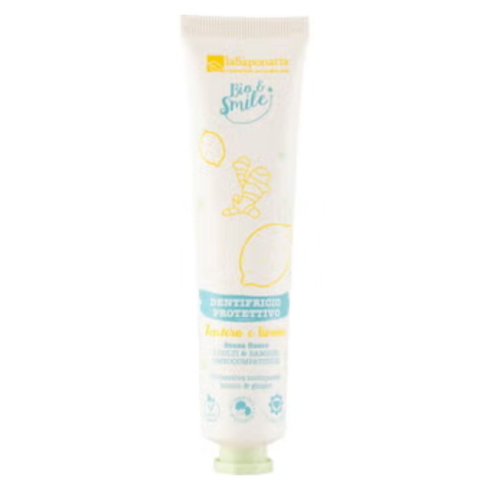 La saponaria Bio&Smile - Beskyttende tandpasta ingefær og citron 75 ml