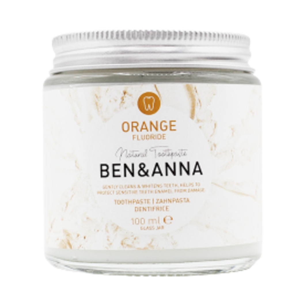 Ben & anna Tandpasta med fluorid, appelsin (100 ml)
