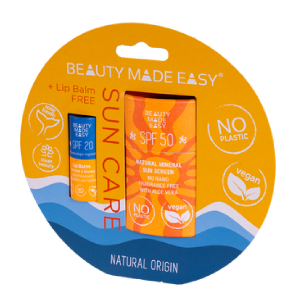 Beauty made easy Solpleiesett for ansikt og lepper