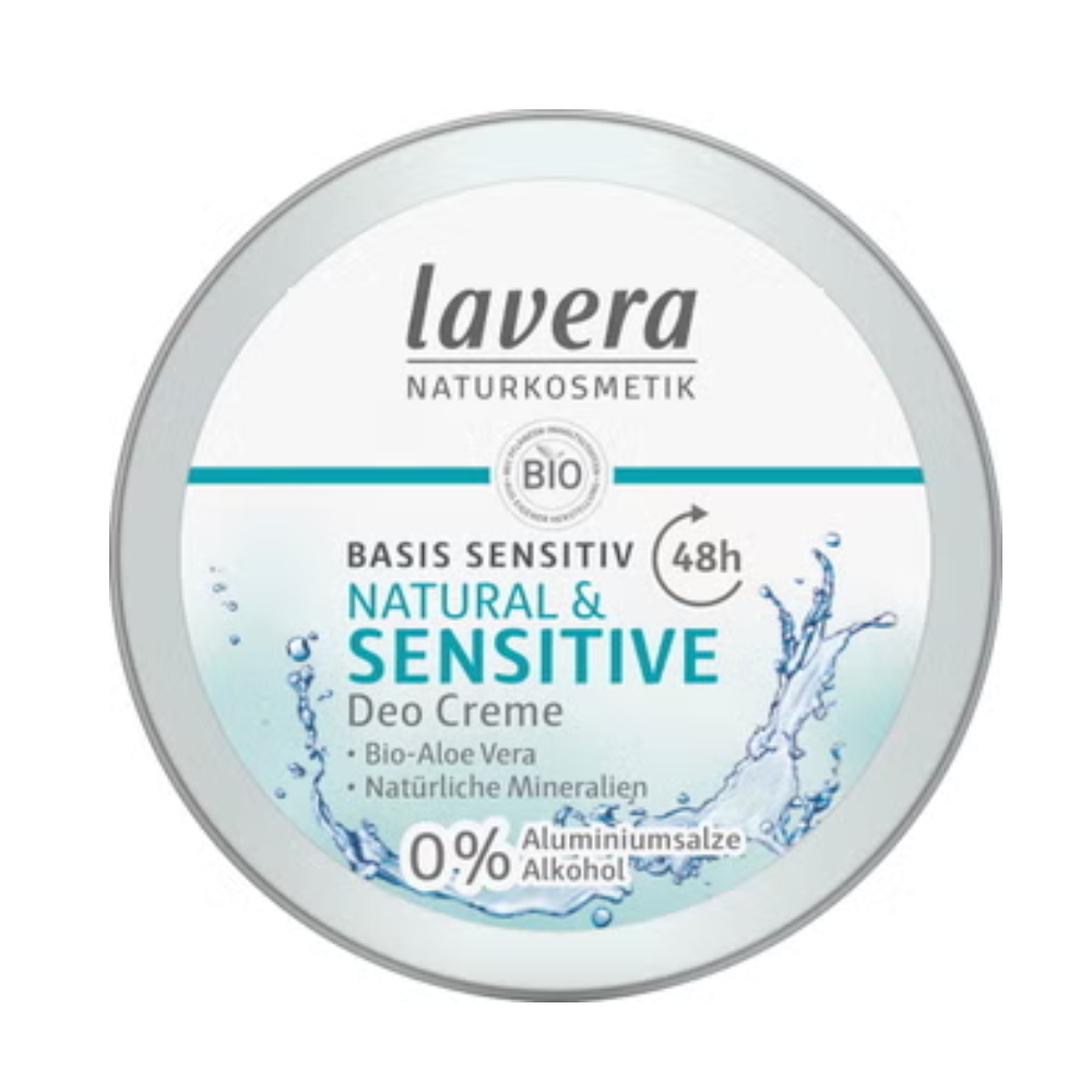 Lavera Cremă deodorant pentru ten sensibil la bază naturale și sensibil, 50 ml