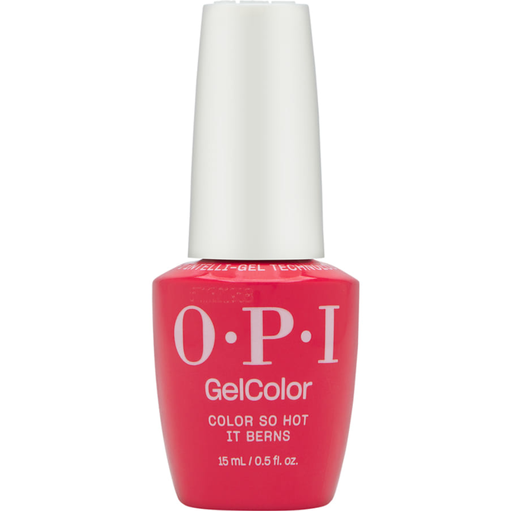 Opi Lakier żelowy GelColor 15 ml - Odcień: Color So Hot To jest Berns