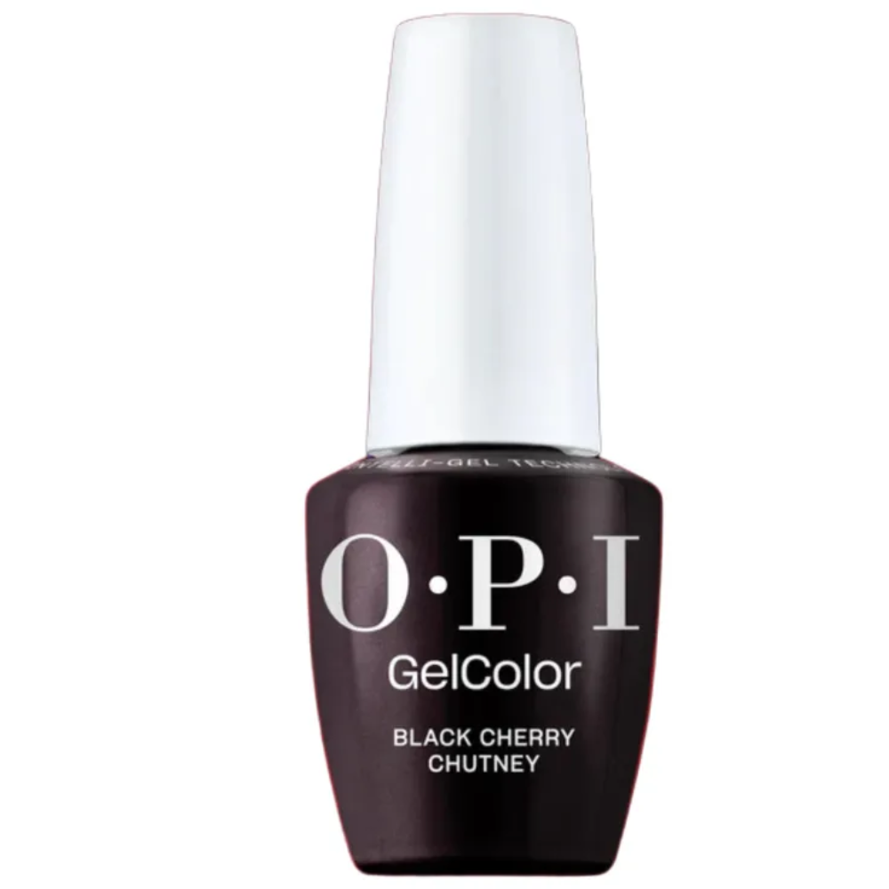 Opi Lakier żelowy GelColor 15 ml - Odcień: Czarny Cherry Chutney