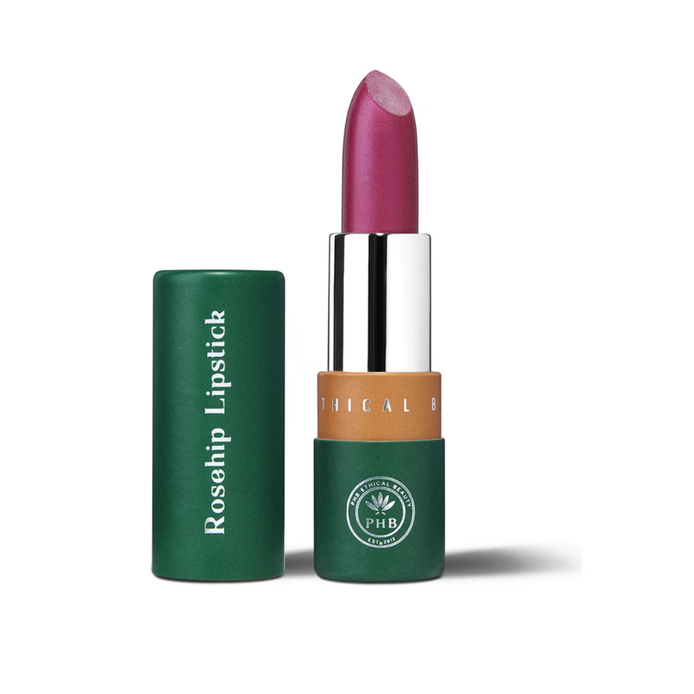 Phb ethical beauty Bio Rosehip Satin Sheen Lipstick, Mullbär (10g)