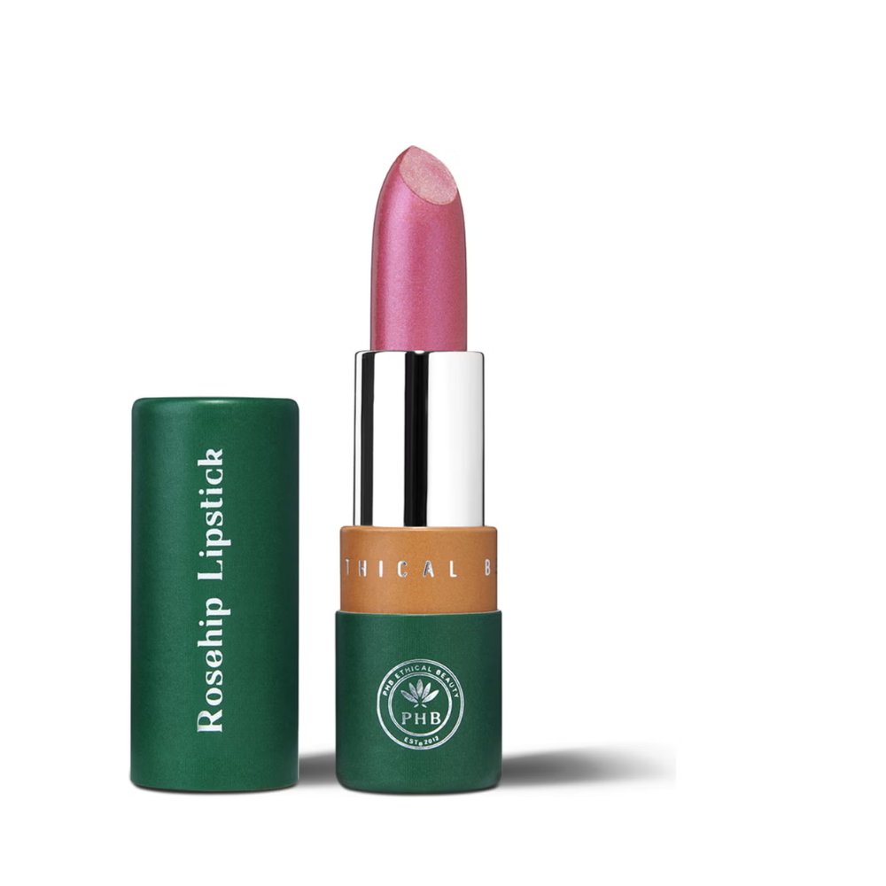Phb ethical beauty Bio Rosehip Satin Sheen Lipstick, Hallon (10g)