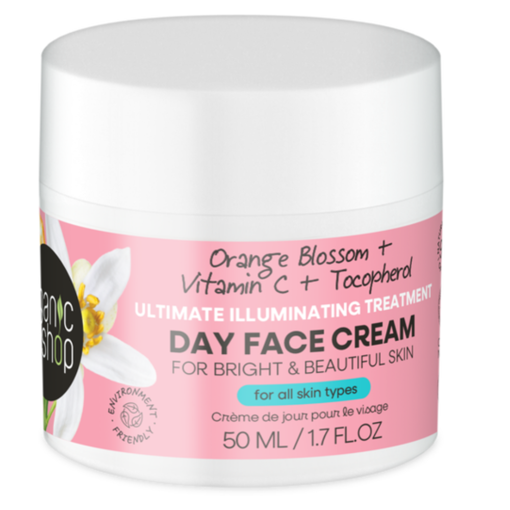 Organic Shop Apelsinblommande dagkräm för ansiktet, 50 ml