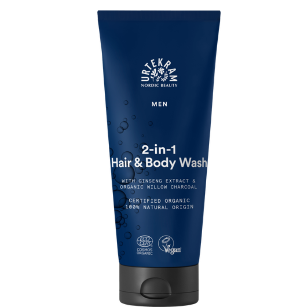 Urtekram Men's Body & Hair Cleanser, 200ml