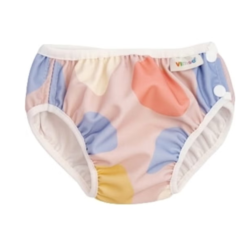 Vimse Super große Schwimmwindelhose, Pink Shapes