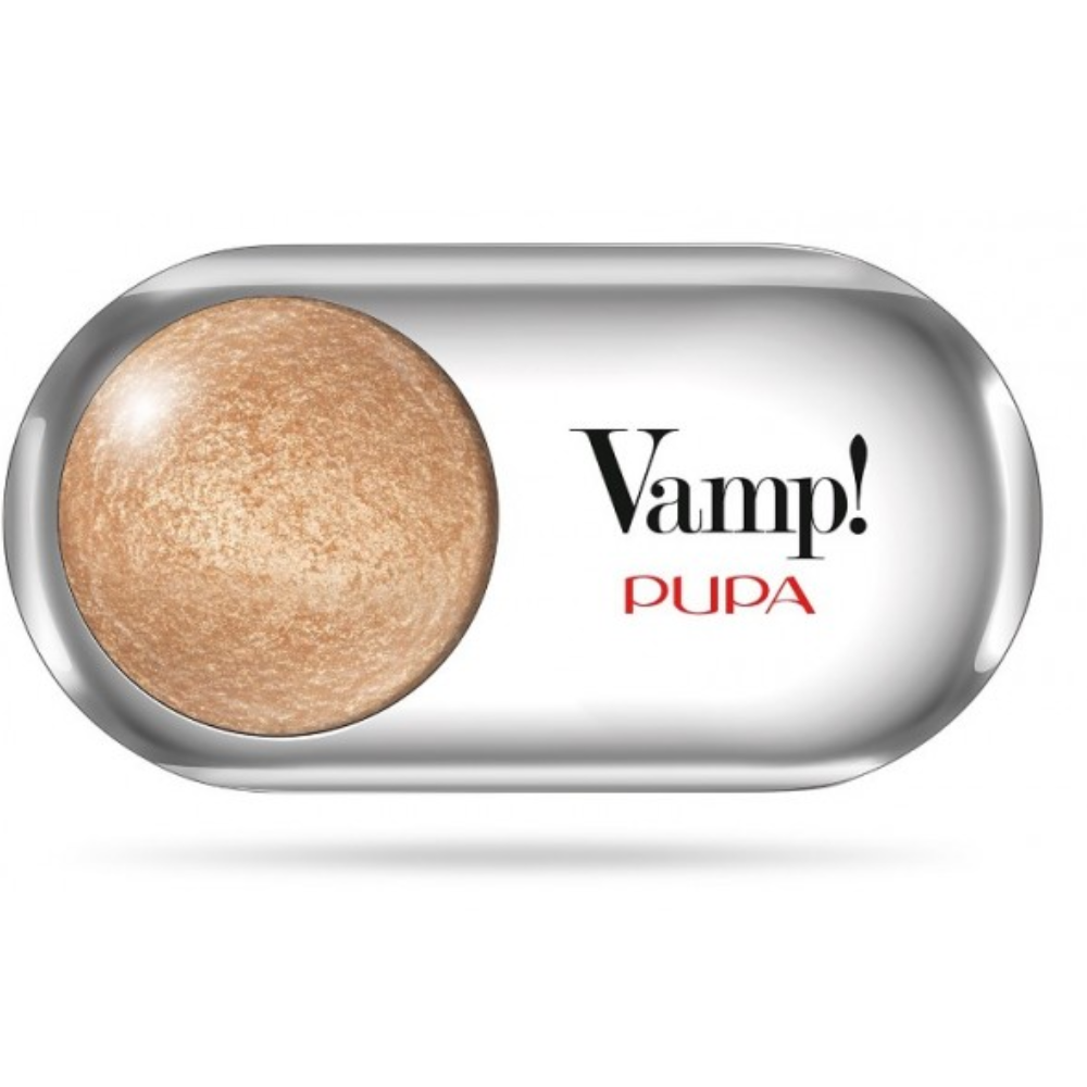 Pupa Vamp (Kompakter Lidschatten) 1,5 g – Farbton: 202 Precious Gold – Wet & Dry
