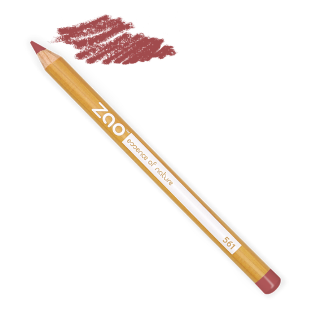 Zao Make Up Multipurpose Pencils for Eyes, Eyebrows and Lips, 561 Red Ochre (1.14 G)