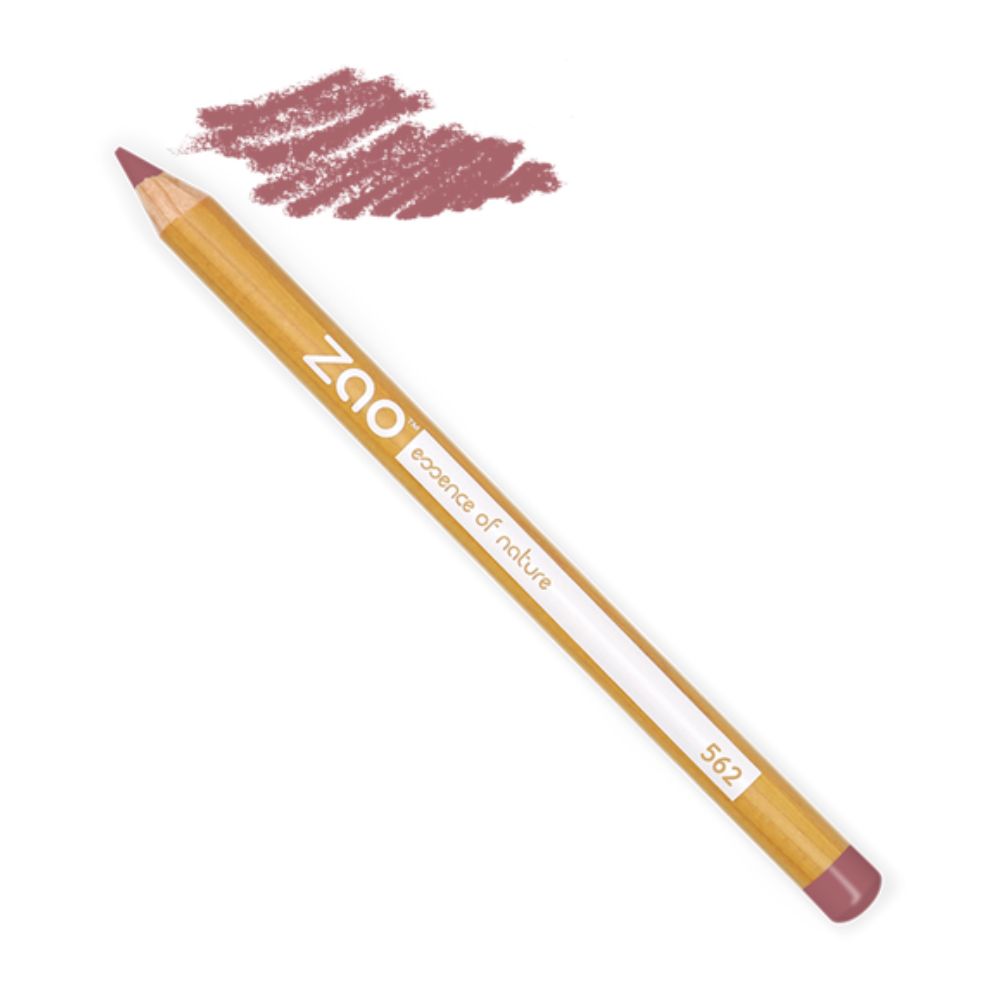 Zao Make Up Multipurpose Pencils for Eyes, Eyebrows and Lips, 562 Rosewood (1.14 G)