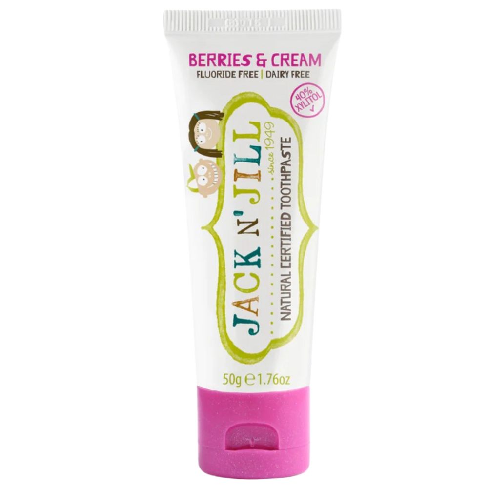 Jack n jill Pastă de dinți Naturale Fructe de pădure și smântână (50 g)