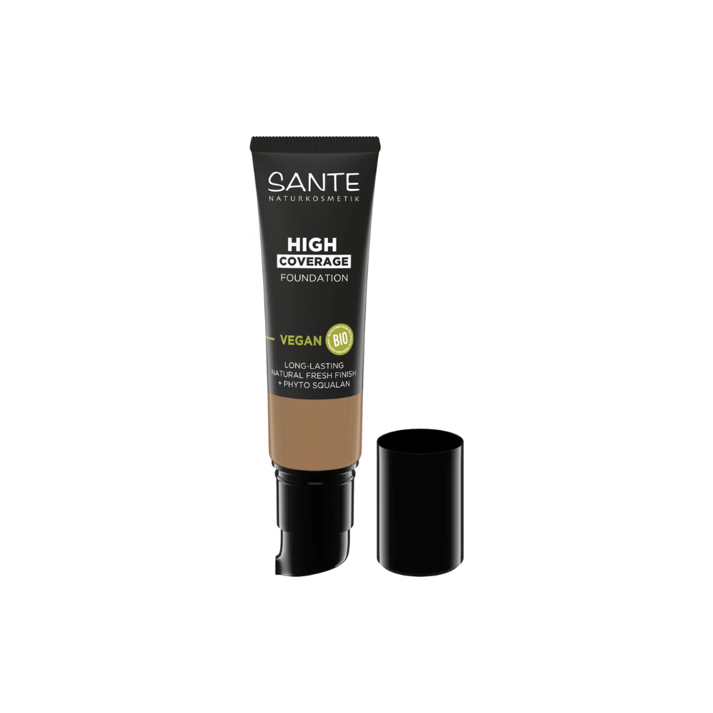 Sante High Coverage Foundation, 08 Warm Chestnut (25 ml)