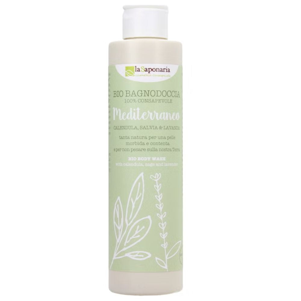 La saponaria Bio dusjgelé Mediterraneo 200 ml