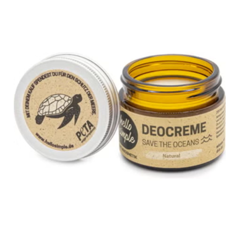 Hello simple Neutrální deodorantový krém "Save the Oceans" 50 g