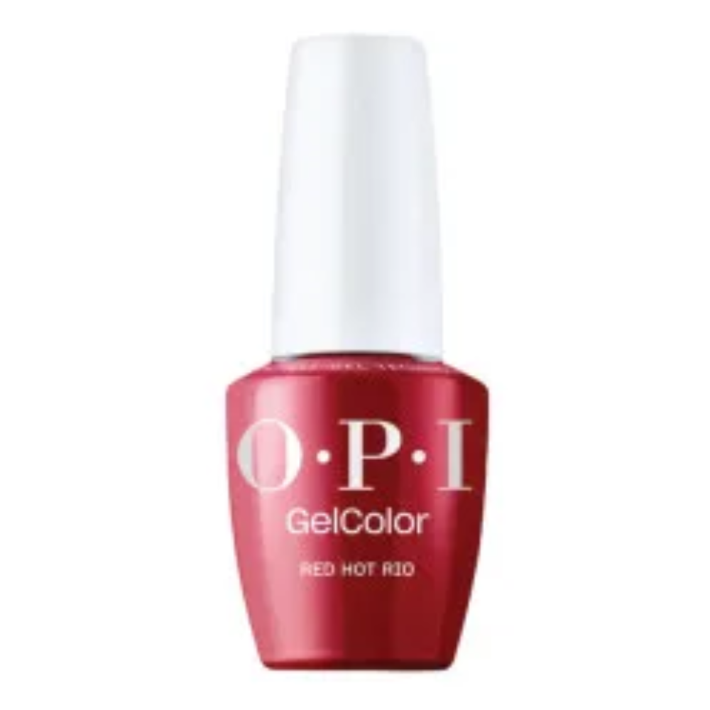 Opi Lakier żelowy GelColor 15 ml - Odcień: Czerwony Hot Rio
