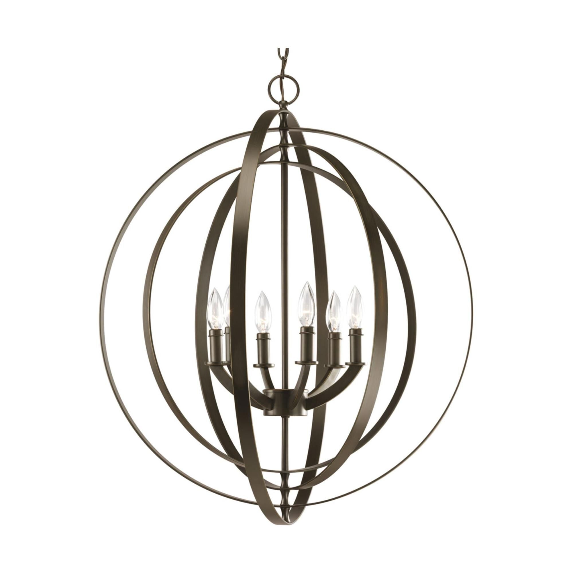 Progress Lighting Equinox 28 Inch Cage Pendant Equinox - P3889-20 - Transitional