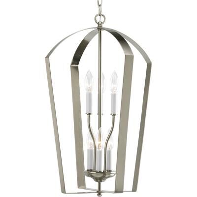 Progress Lighting Gather 15 Inch Cage Pendant Gather - P3929-09 - Transitional