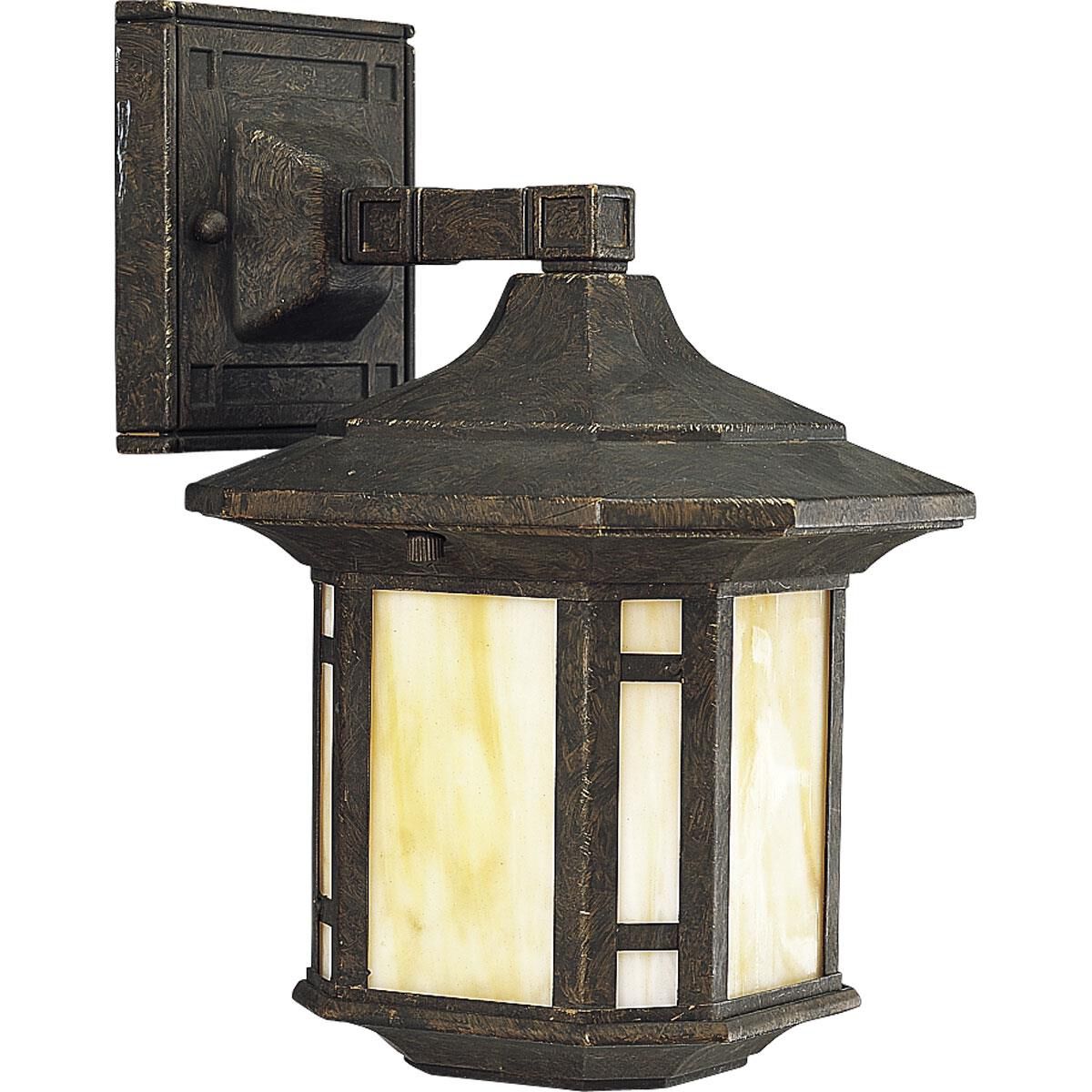 Progress Lighting Arts And Crafts 11 Inch Tall 1 Light Outdoor Wall Light Arts And Crafts - P5628-46 - Craftsman-Mission