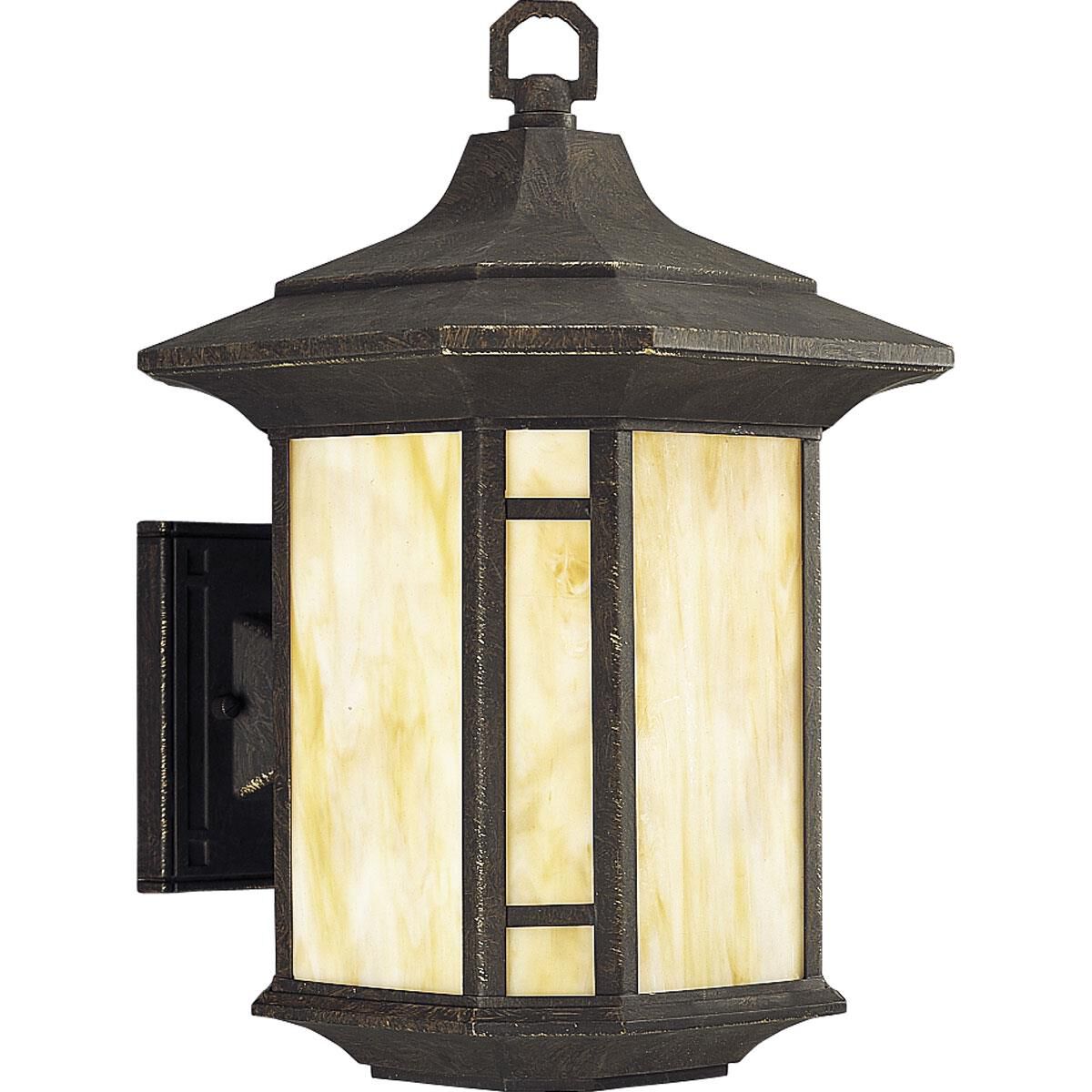Progress Lighting Arts And Crafts 15 Inch Tall 1 Light Outdoor Wall Light Arts And Crafts - P5629-46 - Craftsman-Mission