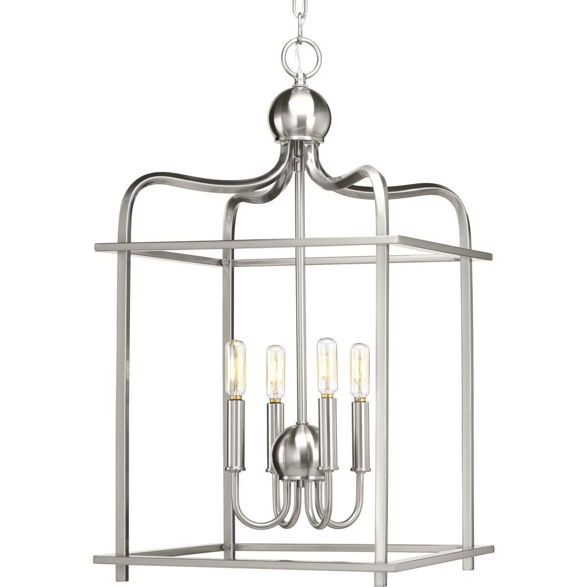 Progress Lighting Assembly Hall 15 Inch Cage Pendant Assembly Hall - P500036-009 - Transitional