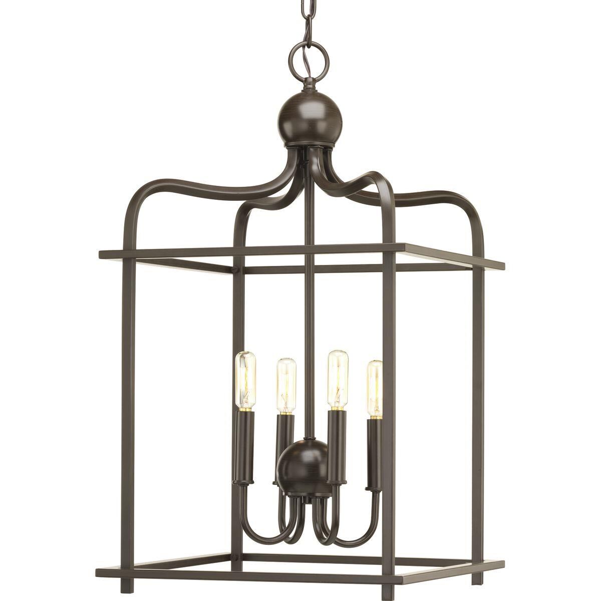 Progress Lighting Assembly Hall 15 Inch Cage Pendant Assembly Hall - P500036-020 - Transitional