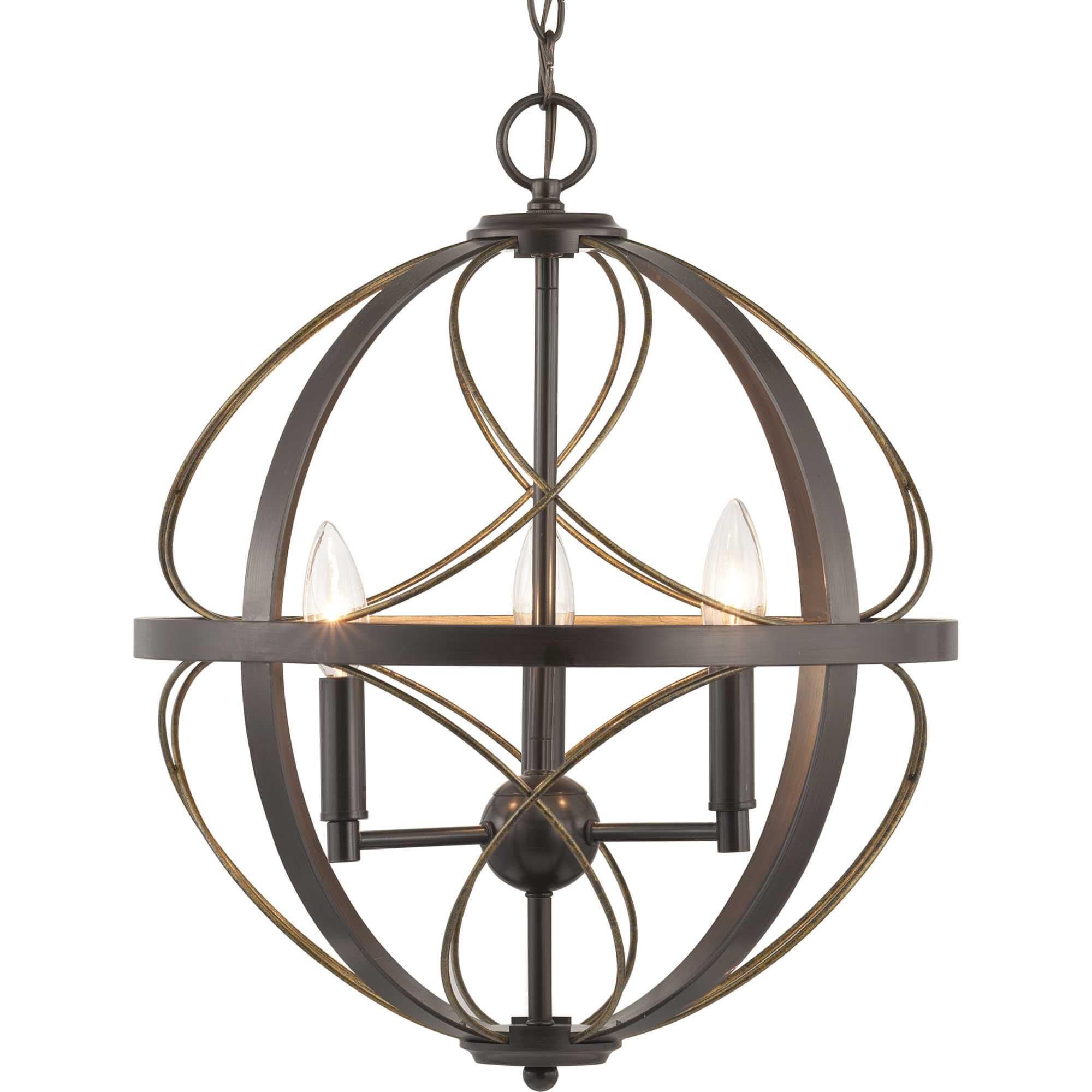 Progress Lighting Brandywine 16 Inch Large Pendant Brandywine - P500068-020 - Farmhouse