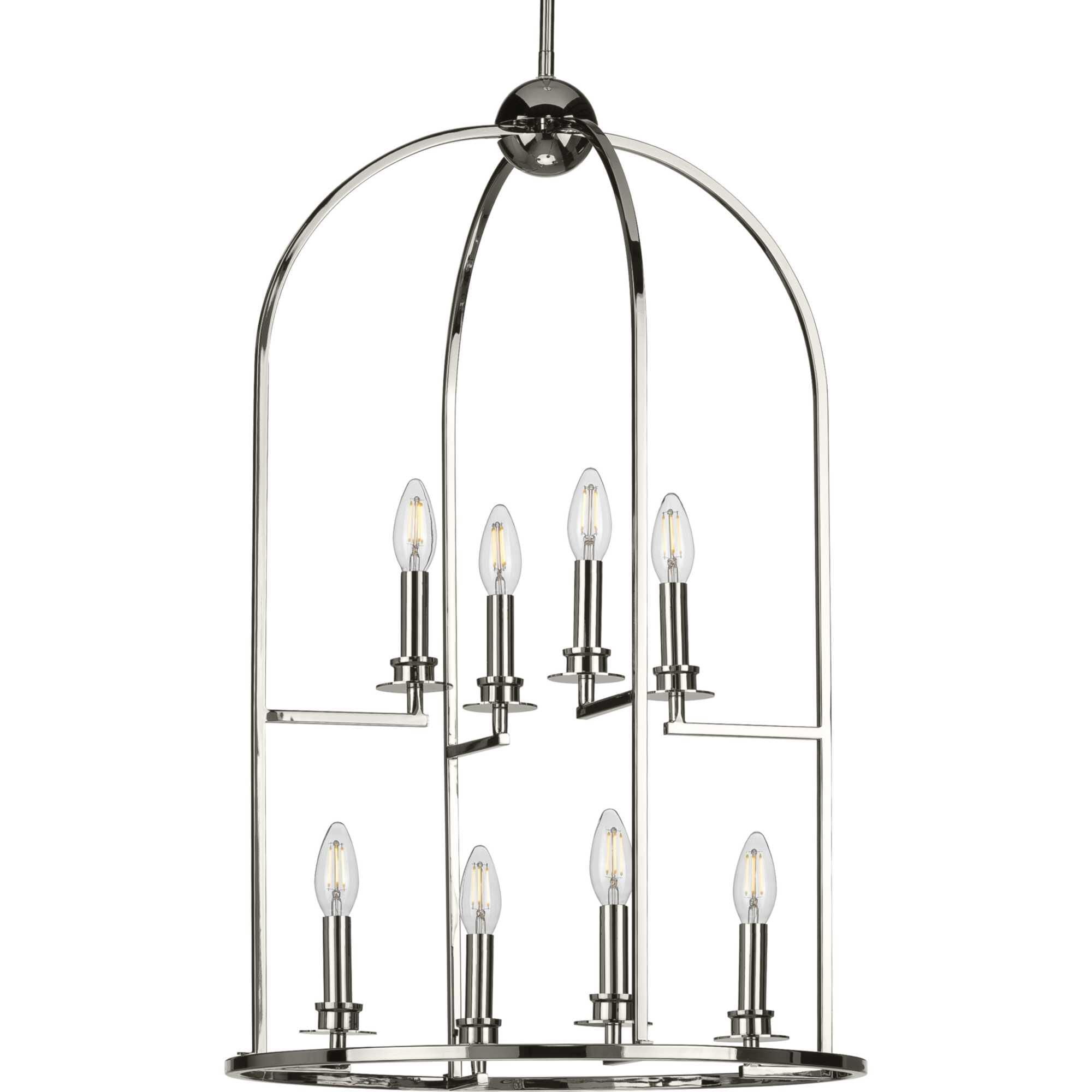 Progress Lighting Seneca 19 Inch Cage Pendant Seneca - P500122-104 - Modern Contemporary
