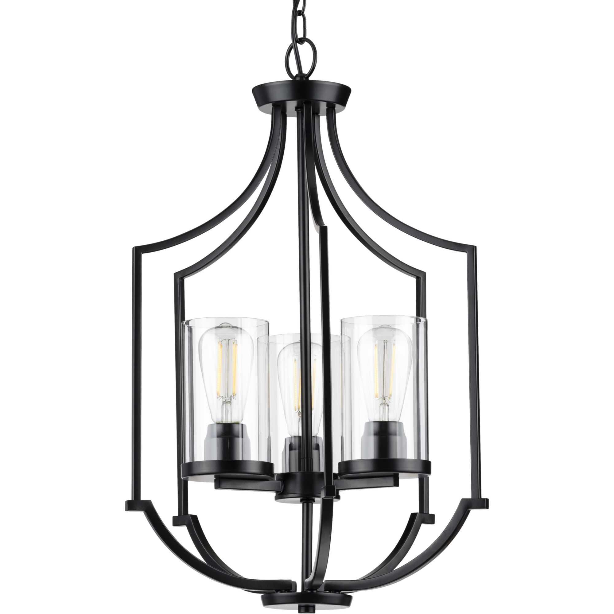 Progress Lighting Lassiter 16 Inch Cage Pendant Lassiter - P500209-031 - Transitional