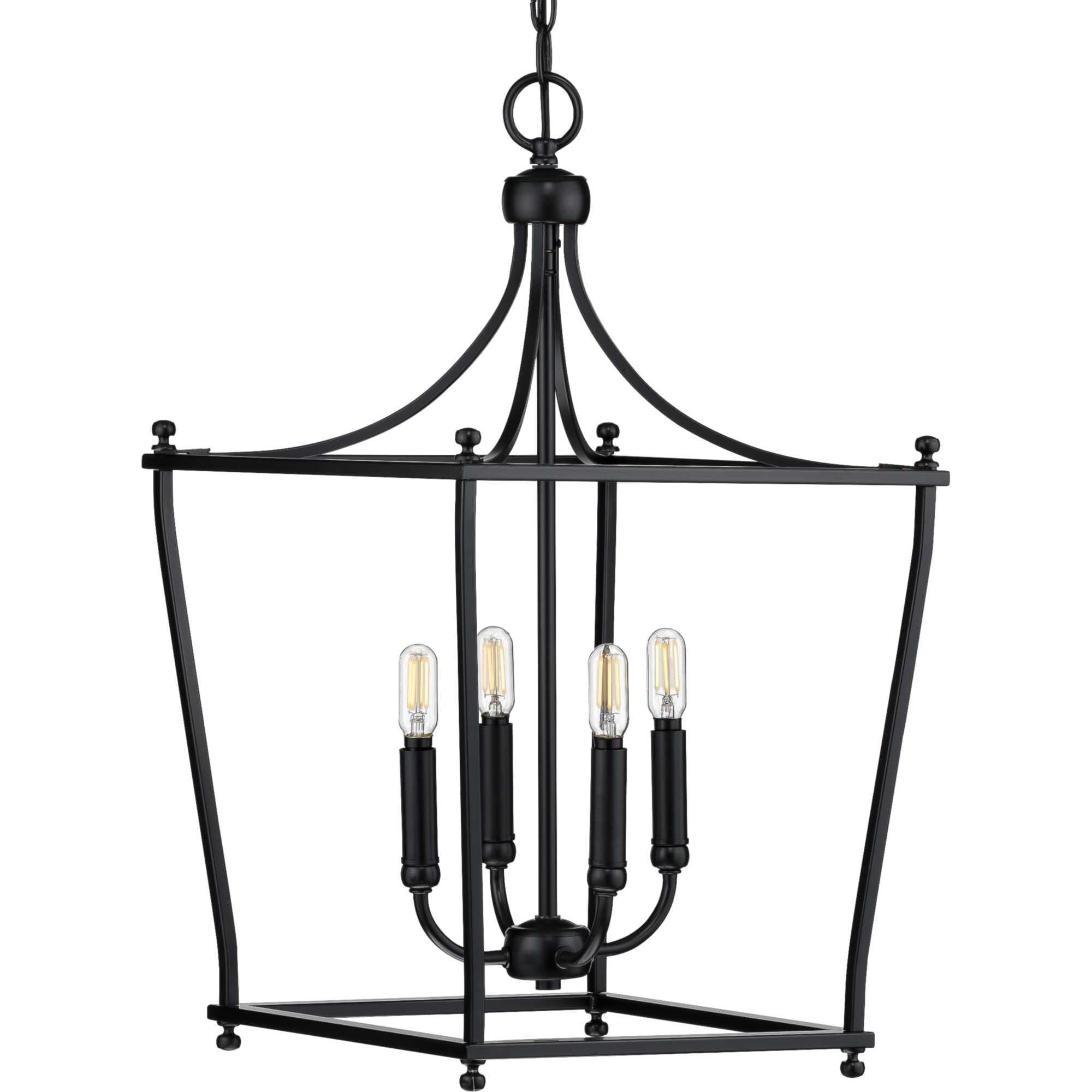 Progress Lighting Parkhurst 14 Inch Cage Pendant Parkhurst - P500214-031 - Modern Contemporary