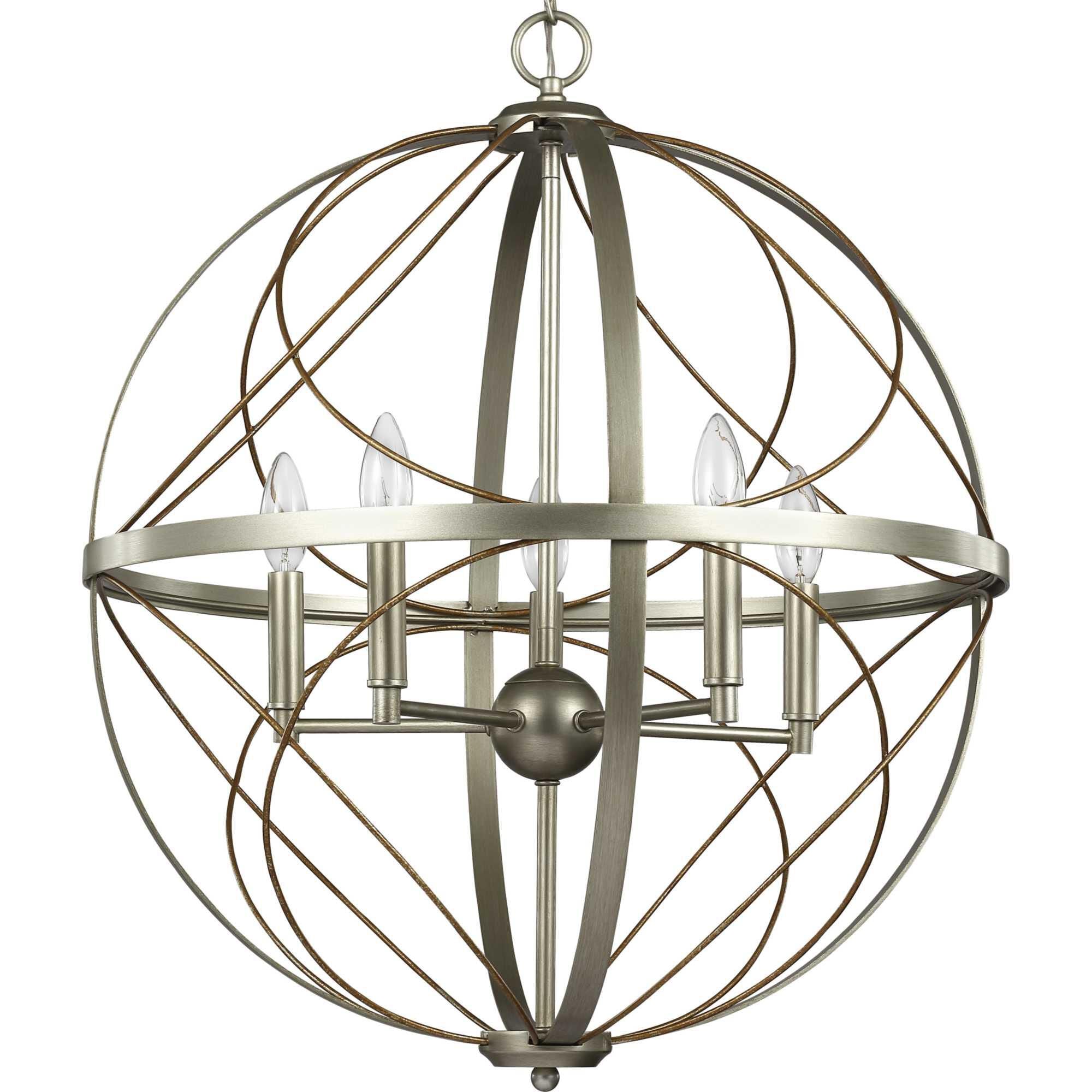 Progress Lighting Brandywine 22 Inch Cage Pendant Brandywine - P500287-134 - Modern Contemporary