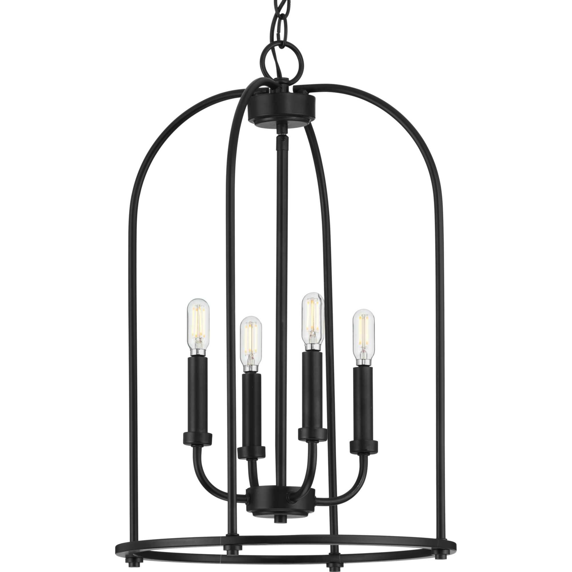 Progress Lighting Leyden 15 Inch Cage Pendant Leyden - P500302-031 - Modern Contemporary