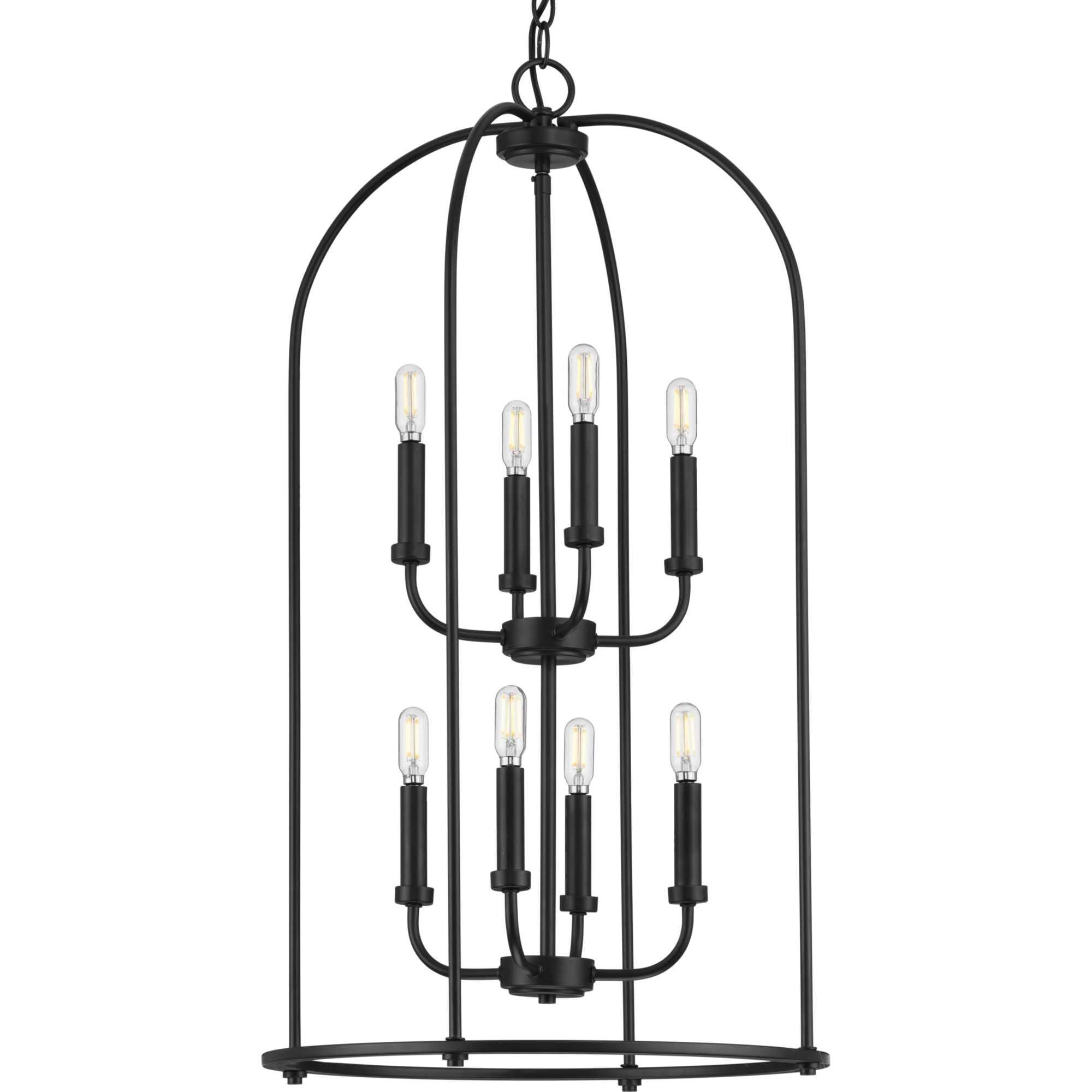 Progress Lighting Leyden 18 Inch Cage Pendant Leyden - P500303-031 - Modern Contemporary